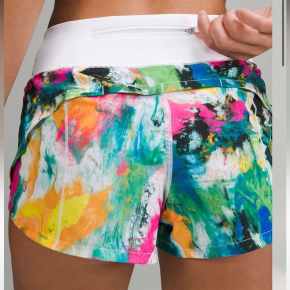 Lululemon Speed Up Low-Rise Lined Short 2.5"
White Multi / White | Size 12 - Picture 9 of 10